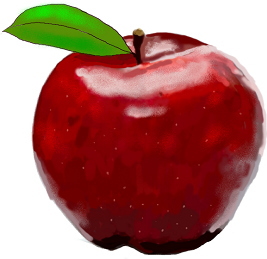 an apple