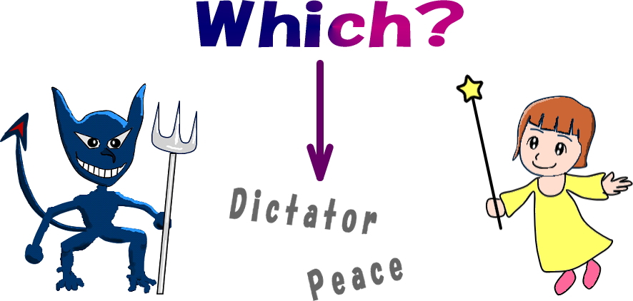 Which? Dictator Peace