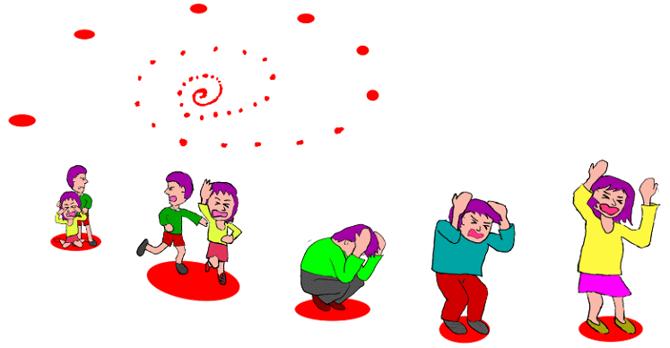 the purple children were continually bullied.